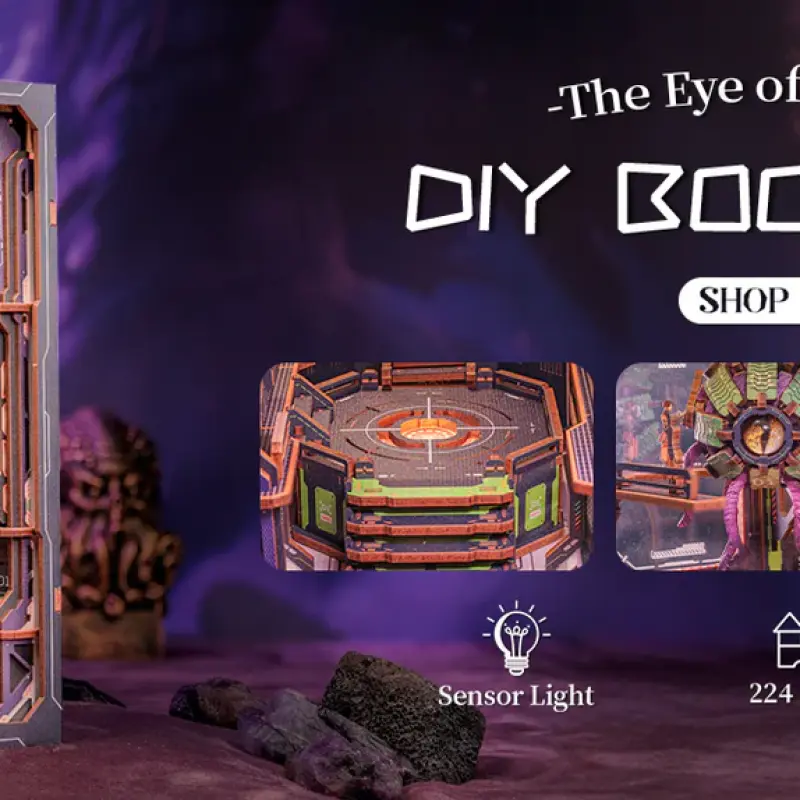 CUTEBEE DIY Book Nook Kit | The Eye of Old God