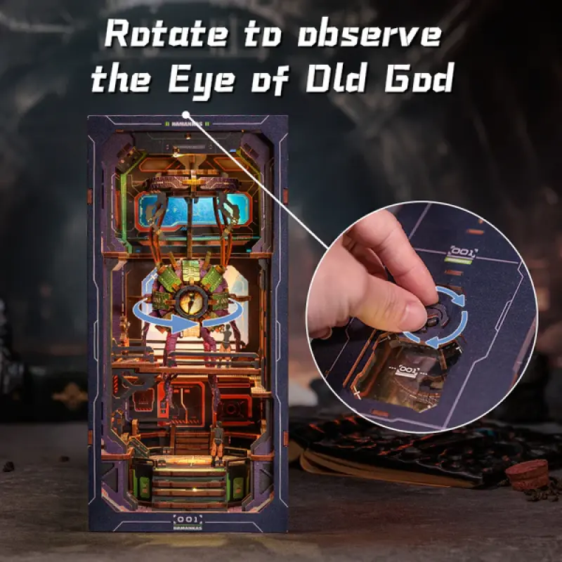 CUTEBEE DIY Book Nook Kit | The Eye of Old God