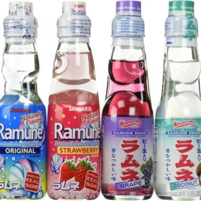 Ramune soda drink